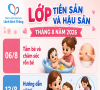 Lớp học tiền sản và hậu sản tháng 08 năm 2026